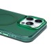 Чехол-накладка для Apple iPhone 15 Pro Max (зеленый) - SM025 SafeMag