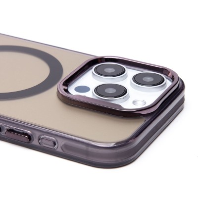 Чехол-накладка для Apple iPhone 15 Pro (черный) - SM025 SafeMag