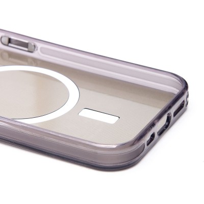 Чехол-накладка для Apple iPhone 15 Pro (черный) - SM025 SafeMag