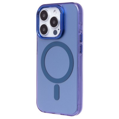 Чехол-накладка для Apple iPhone 15 Pro (синий) - SM025 SafeMag