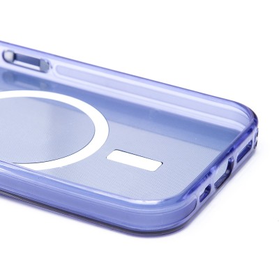 Чехол-накладка для Apple iPhone 15 Pro (синий) - SM025 SafeMag