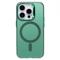 Чехол-накладка для Apple iPhone 15 Pro (зеленый) - SM025 SafeMag