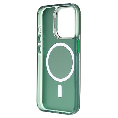 Чехол-накладка для Apple iPhone 15 Pro (зеленый) - SM025 SafeMag