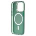 Чехол-накладка для Apple iPhone 15 Pro (зеленый) - SM025 SafeMag