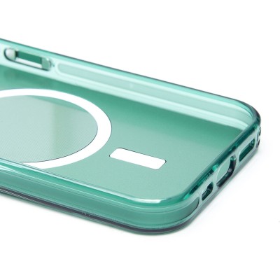 Чехол-накладка для Apple iPhone 15 Pro (зеленый) - SM025 SafeMag