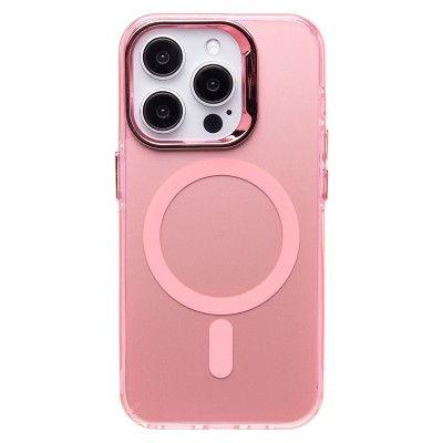 Чехол-накладка для Apple iPhone 15 Pro (розовый) - SM025 SafeMag