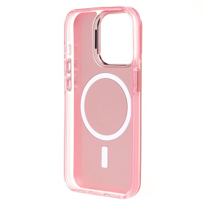 Чехол-накладка для Apple iPhone 15 Pro (розовый) - SM025 SafeMag