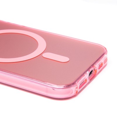 Чехол-накладка для Apple iPhone 15 Pro (розовый) - SM025 SafeMag
