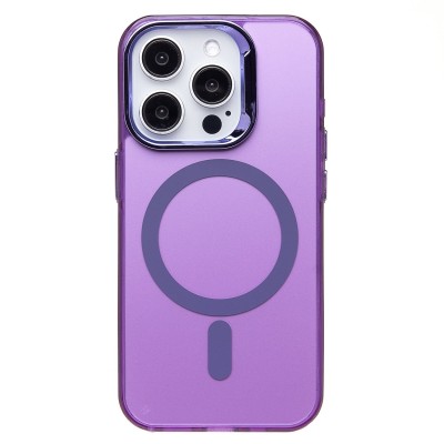 Чехол-накладка для Apple iPhone 15 Pro (фиолетовый) - SM025 SafeMag