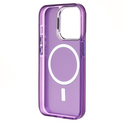 Чехол-накладка для Apple iPhone 15 Pro (фиолетовый) - SM025 SafeMag