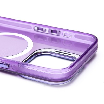Чехол-накладка для Apple iPhone 15 Pro (фиолетовый) - SM025 SafeMag