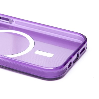 Чехол-накладка для Apple iPhone 15 Pro (фиолетовый) - SM025 SafeMag