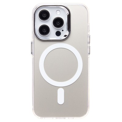 Чехол-накладка для Apple iPhone 15 Pro (белый) - SM025 SafeMag