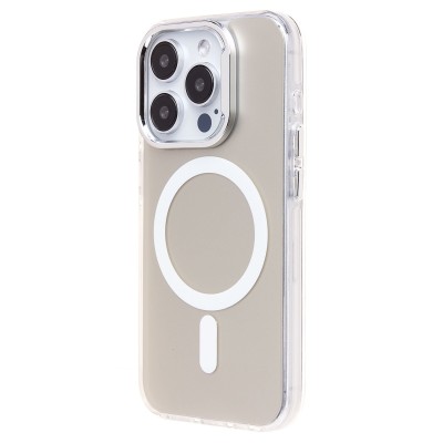 Чехол-накладка для Apple iPhone 15 Pro (белый) - SM025 SafeMag