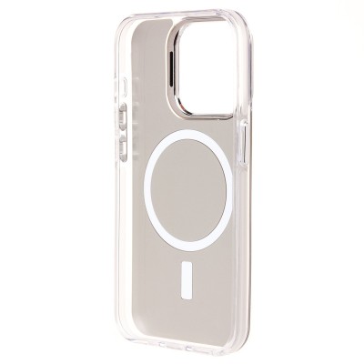 Чехол-накладка для Apple iPhone 15 Pro (белый) - SM025 SafeMag