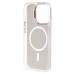 Чехол-накладка для Apple iPhone 15 Pro (белый) - SM025 SafeMag
