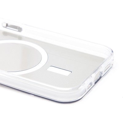 Чехол-накладка для Apple iPhone 15 Pro (белый) - SM025 SafeMag