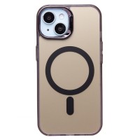 Чехол-накладка для Apple iPhone 15 (черный) - SM025 SafeMag