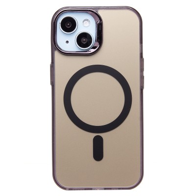 Чехол-накладка для Apple iPhone 15 (черный) - SM025 SafeMag