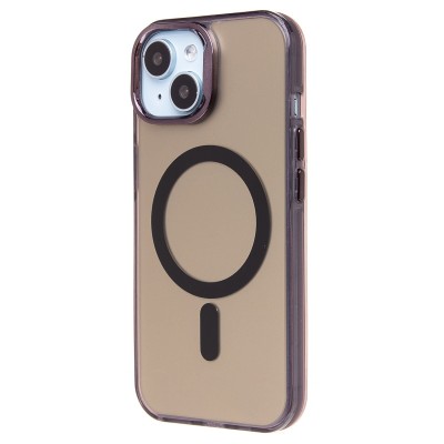 Чехол-накладка для Apple iPhone 15 (черный) - SM025 SafeMag