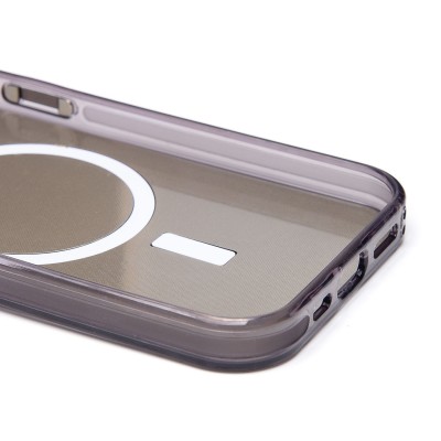 Чехол-накладка для Apple iPhone 15 (черный) - SM025 SafeMag