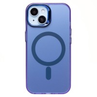 Чехол-накладка для Apple iPhone 15 (синий) - SM025 SafeMag