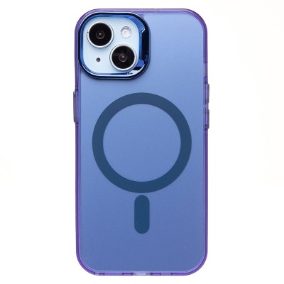 Чехол-накладка для Apple iPhone 15 (синий) - SM025 SafeMag Чехол-накладка для Apple iPhone 15 (синий) - SM025 SafeMag