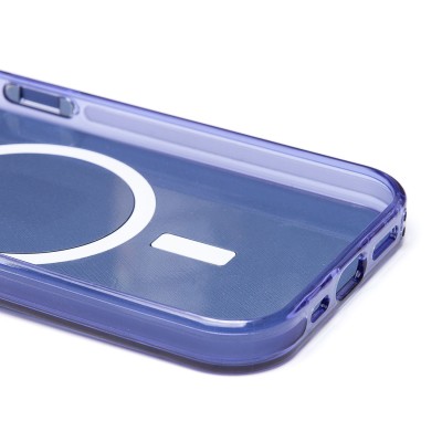Чехол-накладка для Apple iPhone 15 (синий) - SM025 SafeMag