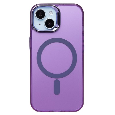 Чехол-накладка для Apple iPhone 15 (фиолетовый) - SM025 SafeMag
