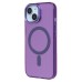 Чехол-накладка для Apple iPhone 15 (фиолетовый) - SM025 SafeMag