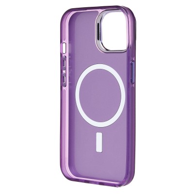 Чехол-накладка для Apple iPhone 15 (фиолетовый) - SM025 SafeMag