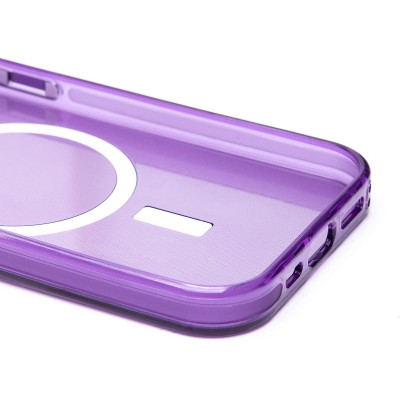 Чехол-накладка для Apple iPhone 15 (фиолетовый) - SM025 SafeMag