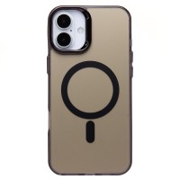 Чехол-накладка для Apple iPhone 16 Plus (черный) - SM025 SafeMag