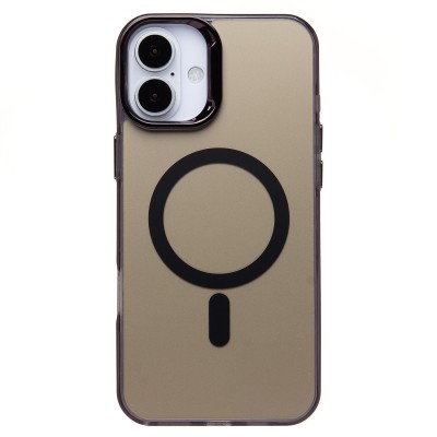 Чехол-накладка для Apple iPhone 16 Plus (черный) - SM025 SafeMag