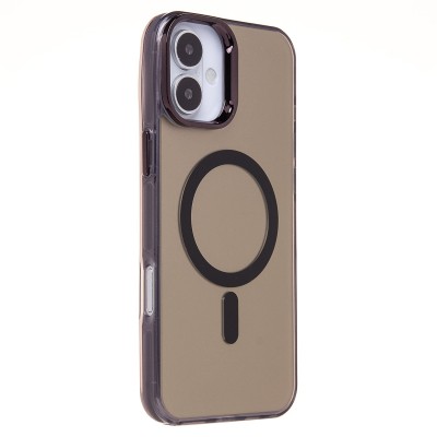 Чехол-накладка для Apple iPhone 16 Plus (черный) - SM025 SafeMag