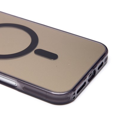 Чехол-накладка для Apple iPhone 16 Plus (черный) - SM025 SafeMag
