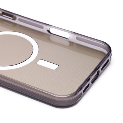 Чехол-накладка для Apple iPhone 16 Plus (черный) - SM025 SafeMag