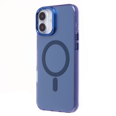 Чехол-накладка для Apple iPhone 16 Plus (синий) - SM025 SafeMag