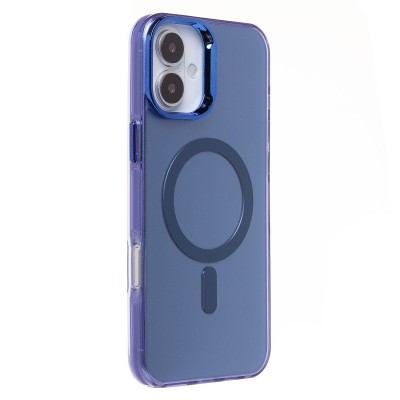 Чехол-накладка для Apple iPhone 16 Plus (синий) - SM025 SafeMag
