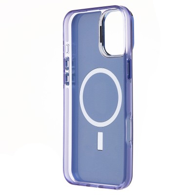 Чехол-накладка для Apple iPhone 16 Plus (синий) - SM025 SafeMag