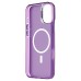 Чехол-накладка для Apple iPhone 16 Plus (фиолетовый) - SM025 SafeMag