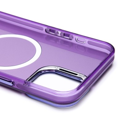 Чехол-накладка для Apple iPhone 16 Plus (фиолетовый) - SM025 SafeMag