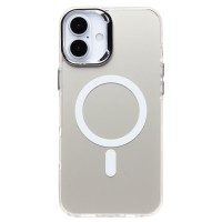 Чехол-накладка для Apple iPhone 16 Plus (белый) - SM025 SafeMag