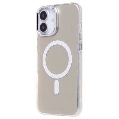 Чехол-накладка для Apple iPhone 16 Plus (белый) - SM025 SafeMag
