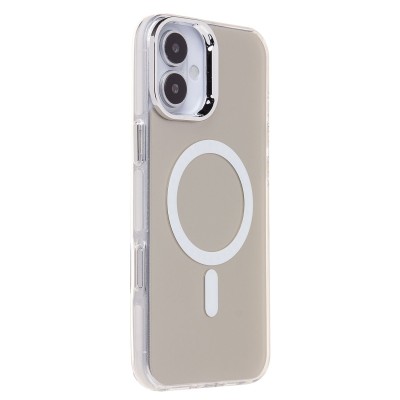 Чехол-накладка для Apple iPhone 16 Plus (белый) - SM025 SafeMag