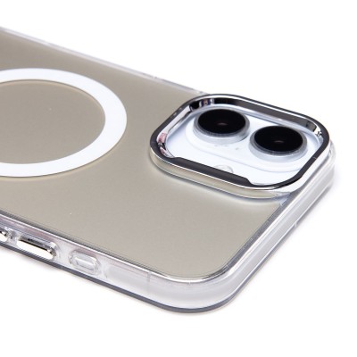 Чехол-накладка для Apple iPhone 16 Plus (белый) - SM025 SafeMag