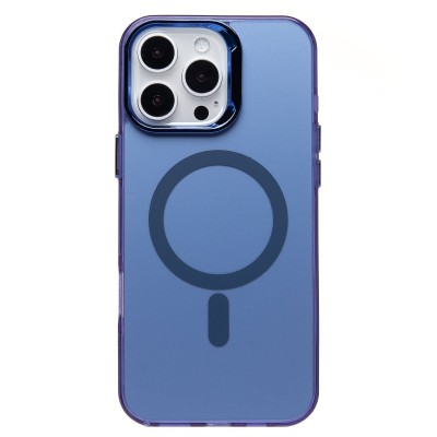 Чехол-накладка для Apple iPhone 16 Pro Max (синий) - SM025 SafeMag