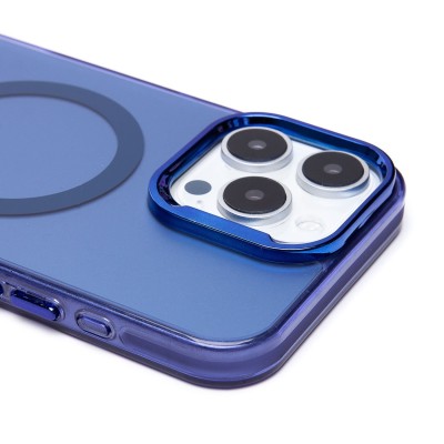 Чехол-накладка для Apple iPhone 16 Pro Max (синий) - SM025 SafeMag