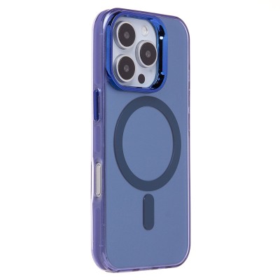 Чехол-накладка для Apple iPhone 16 Pro (синий) - SM025 SafeMag