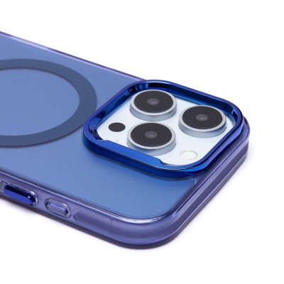 Чехол-накладка для Apple iPhone 16 Pro (синий) - SM025 SafeMag